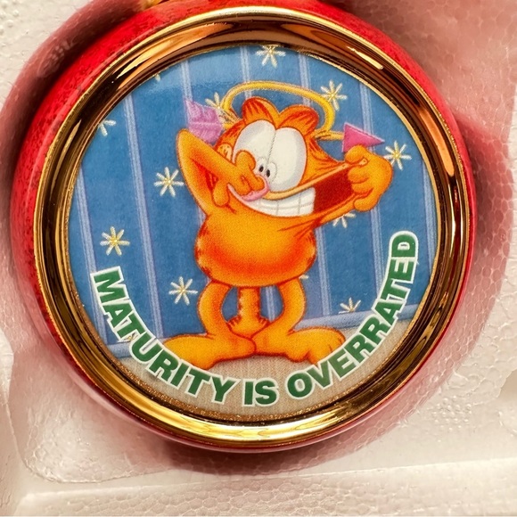 Vintage Bradford Exchange Garfield Heirloom Porcelain Ornament Collection A1559 - Picture 5 of 7